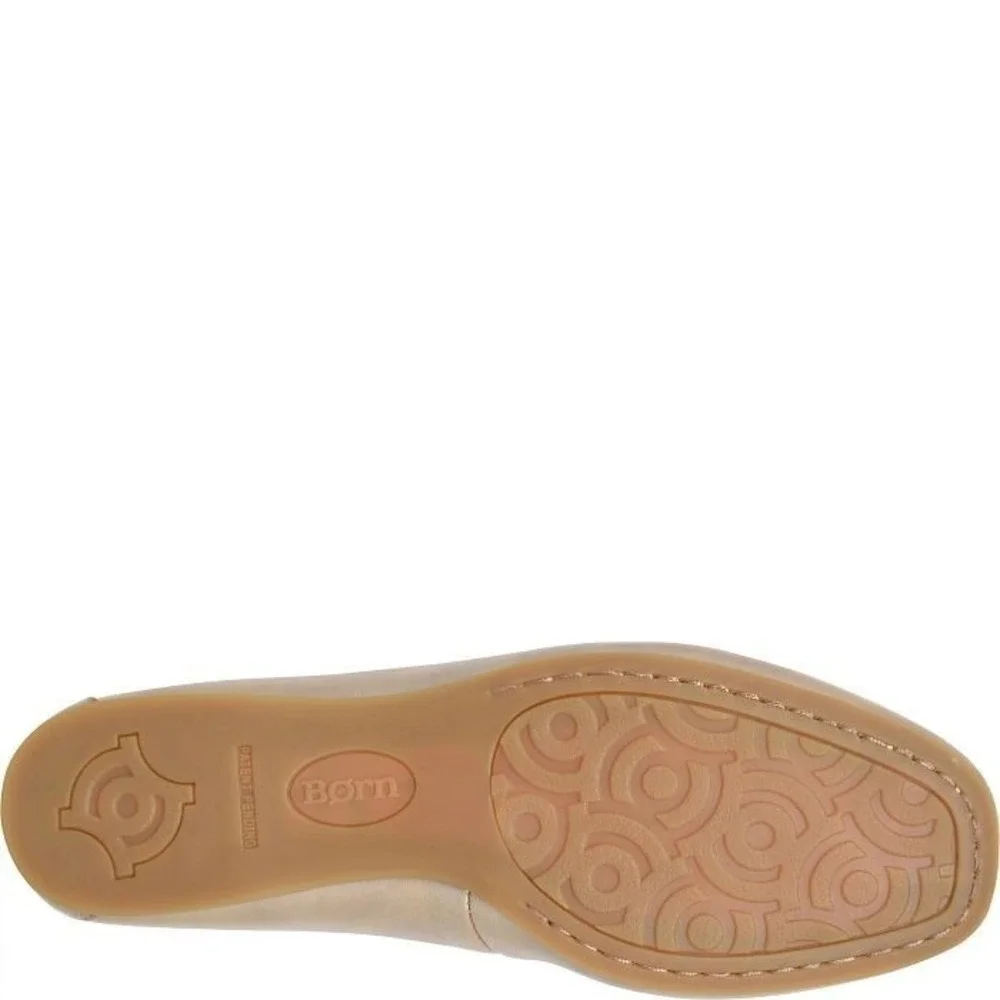 Born® (Women's 11 B) BRIN™ Ballet Flats in Gold‎ Metallic - $120